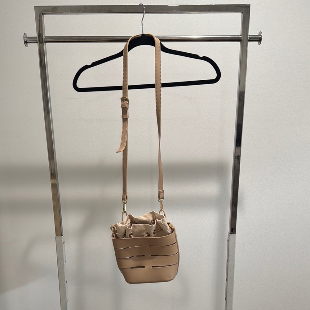 Urban Expressions Tan Crossbody Bag with Adjustable Strap